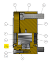 RVS inbusbout verz kop M5 x 8 voor bloklager