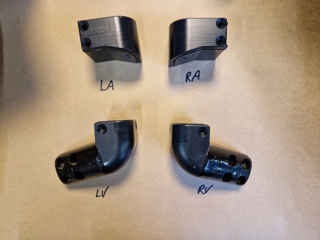 Holz opnameblok LA voor invoegrol, zwart met afdekking