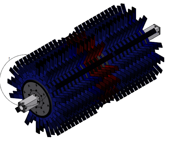 Holz instelringset voor dakwals Textiel
