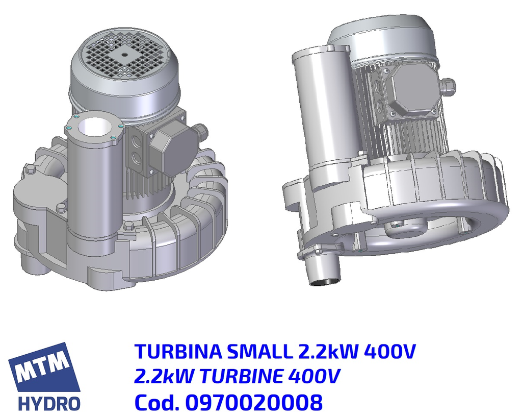 PETITE TURBINE 2.2kW 400V 