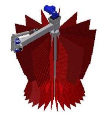 [WP431136] Textielset WATEX-12 "HO180" compleet voor linker en rechter borstel (Blauw)