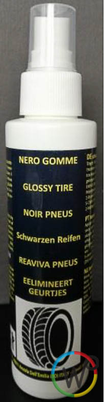 Noir pneus - 24 x 125 ml