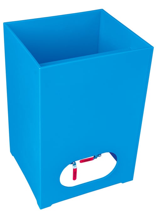 [WP431410] Borstelbak met Gardena koppeling (Blauw)