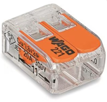 Wago lasklem, 2 klemposities