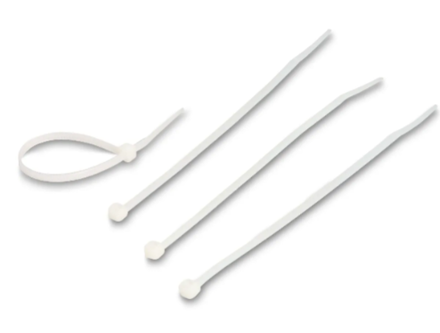 Attache cable en nylon - Blanc