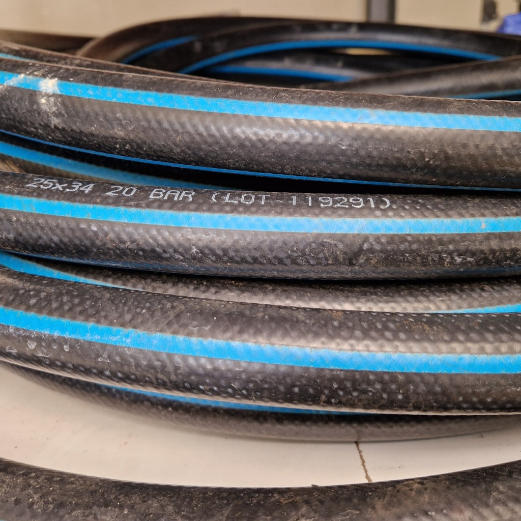 Waterslang Jumbo 1" 25x34 mm Blauw - Zwart