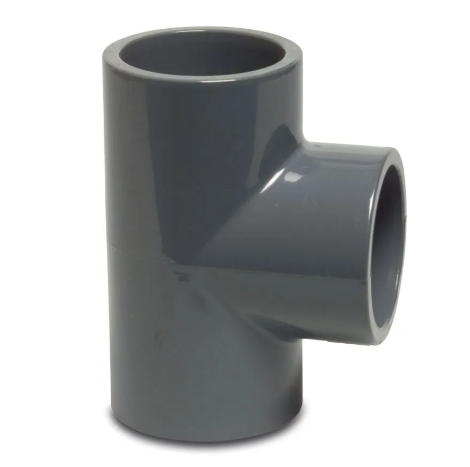 [WP431896] T-stuk 90° PVC-U 40 mm lijmmof 16bar