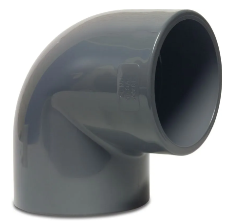 [WP431901] Knie 90° PVC-U 40 mm lijmmof 16bar