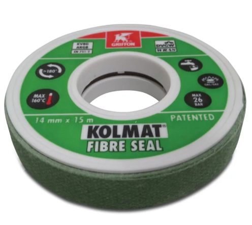 Griffon Vezelafdichting 12 mm groen 15m