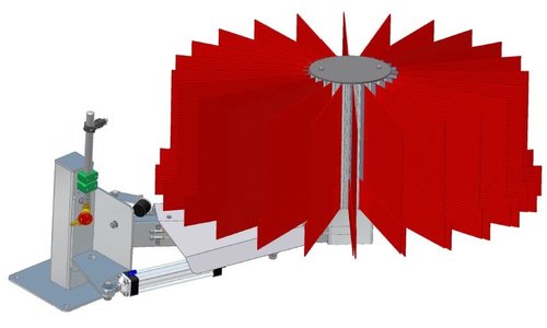 Set de feutre de lavage WATEX-12 pour "PE118" complet pour 1 côté (Gauche et Droite sont identiques)
