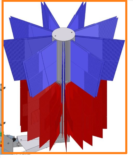 [WP431114] Set de feutre WATEX-12 pour "PE163" complet pour brosse gauche et droite (Bleu)
