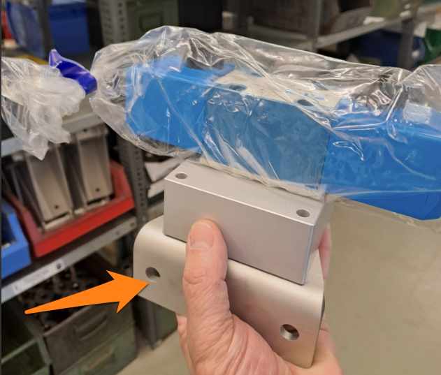 [WP432377] Bevestiging voor verdeelblok vickers ventiel