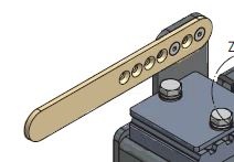 Holz sensor houder voor HD-RAWA met hydraulische aandrijving