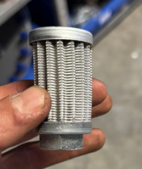 Holz filter voor hydrauliek tandradpomp 12849 (3 in 1 pomp)