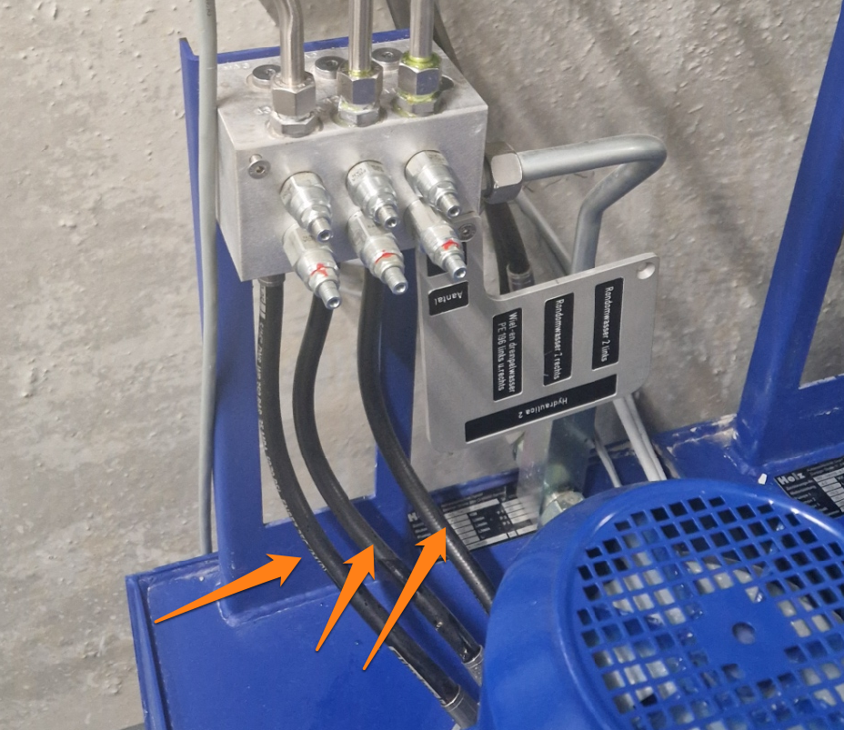 [WP432047] Holz tuyau à haute pression pour le bloc de commande hydraulique (3 à 1 bloc)