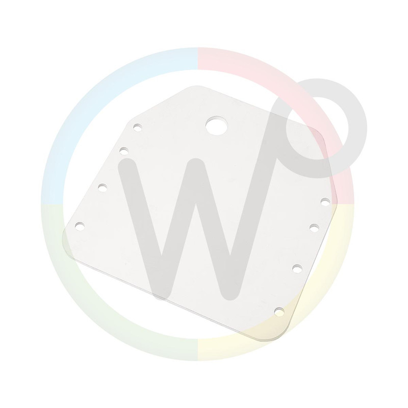 Gummi afdekflap achteraan (hydraulisch) voor wielwasser PE196 Holz