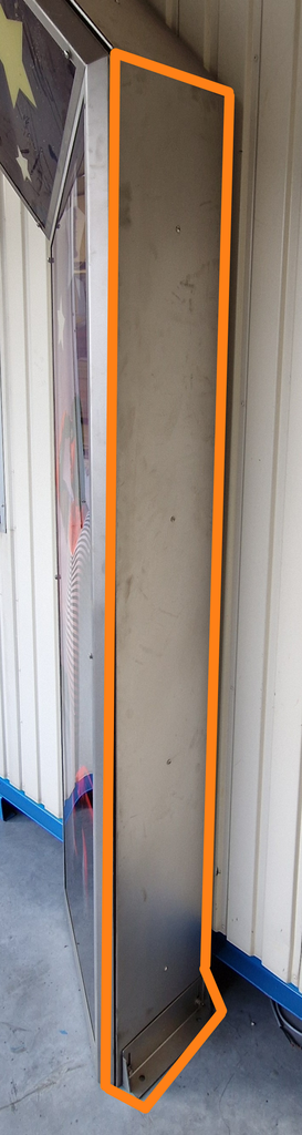 [WP431972] Holz showboog rechter poot, excl. frame voor plexiglas