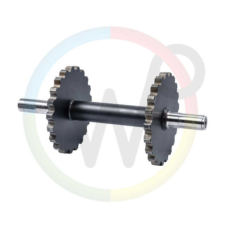 [Wp12952 HOL614-0010] Arbre d'entraînement monobloc - chaîne étroite (390mm) - renforcé (Ø 55mm)