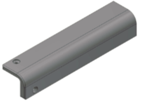 Holz plaque d'insert de couvercle en plastique entre l'orbite gauche et