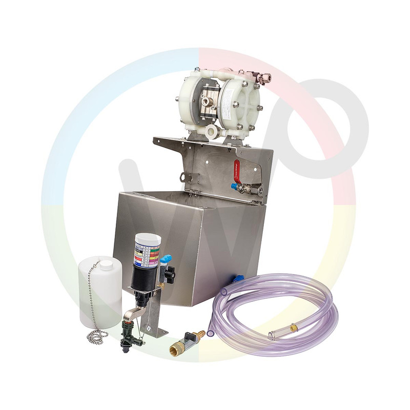 Holz voorverdunset met RVS bak, hydrominder en DP10