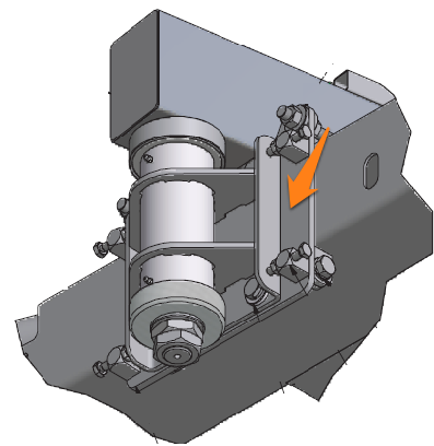 [Wp431578] Holz kantelbare opnameplaat voor RUW arm