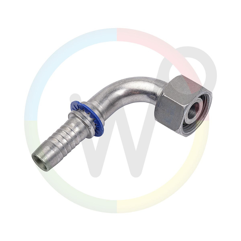 Galva perskoppeling 22L 90gr wartel - 3/4" slang