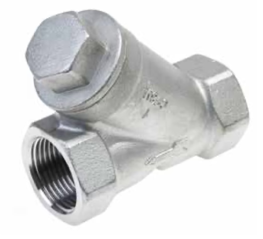 RVS Y veerbelaste terugslagklep 1/2"  max 16bar