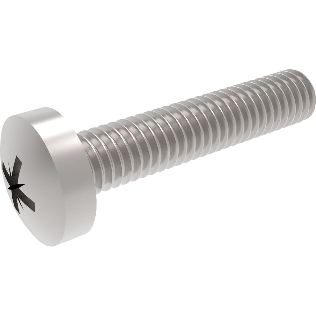 de tête ronde en acier inoxydable M6 x 50 croix-tête pour le spectacle à l'arc
