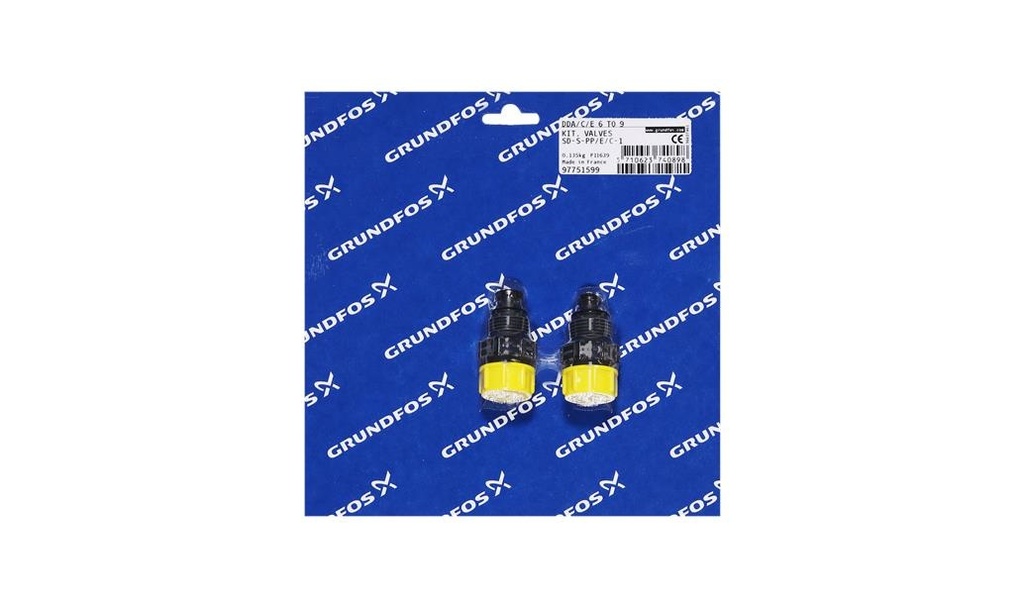 Grundfos clapets anti-retour - pompe de dosage DDE 10/06 EPDM