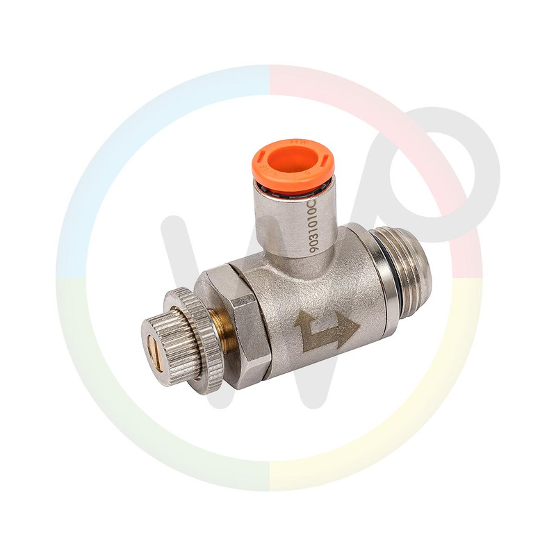 [ACE11841] Valve de contrôle de vitesse carrée 3/8" x 8mm pour vérins DN63