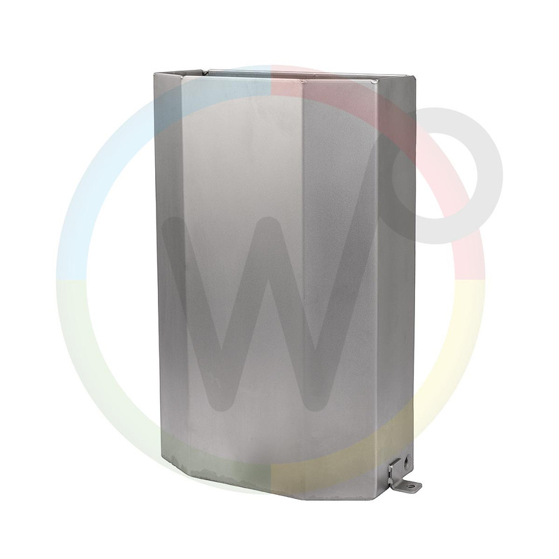 RVS borstelbak 600 x 352 x150mm