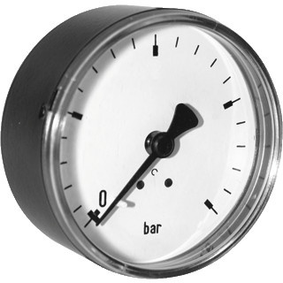 Honeywell manometer 0-10bar 63mm 1/4" achter