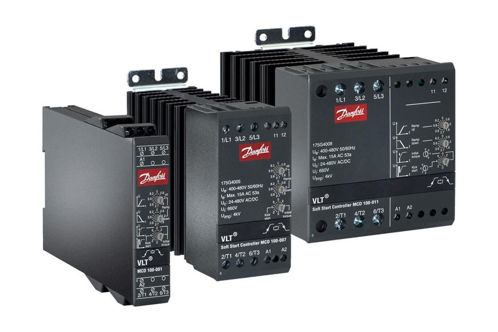 Danfoss MCD100 softstarter 7,5kw - 15A