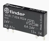 Finder printrelais 24vdc solidstaterelais (4 voetjes)