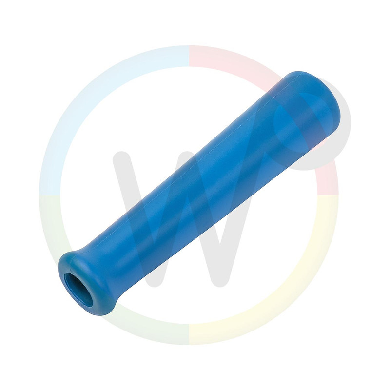 Rubber knikbescherming blauw voor 1/4" slang