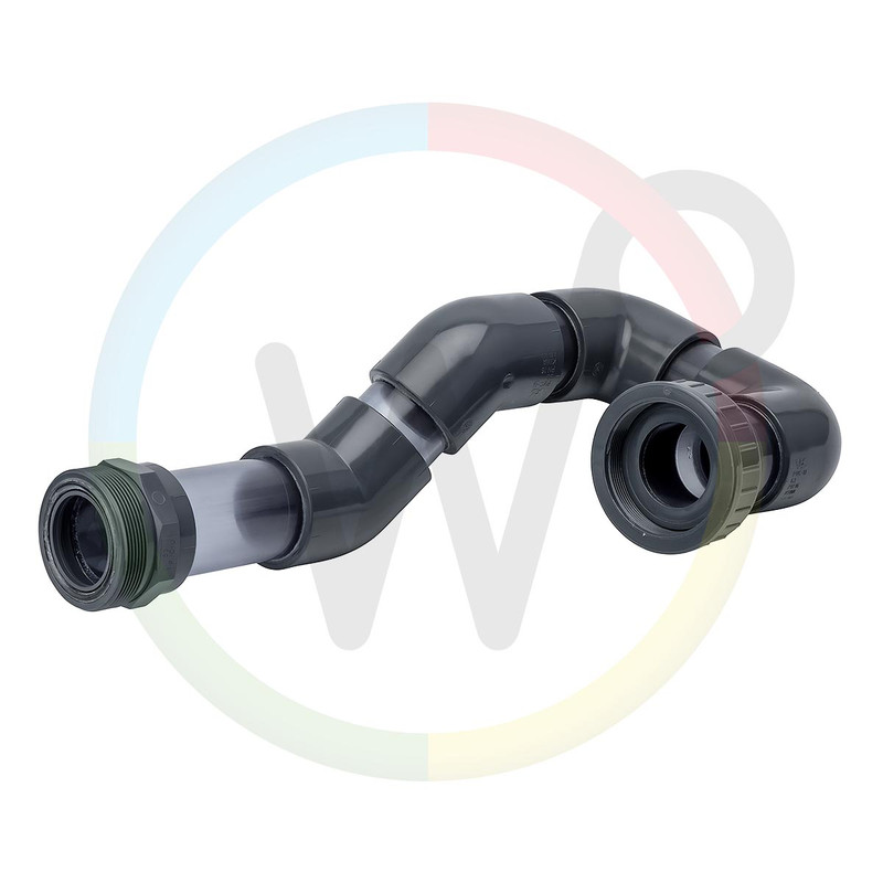 PVC gedeelte voor de losse schuimbuis lavaboog