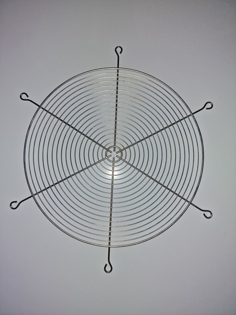 RVS Afschermrooster ventilator droger 7.5kW