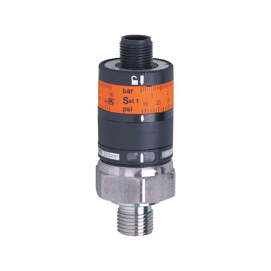 Druksensor 1x NO 1x stelring 0-10bar
