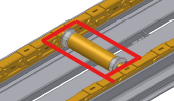 Rouleau de traction de précision K70/25-4 "Système Holz" - Chaîne étroite (ne pas complèt)