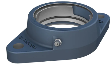 Y-Flenslagerhuis FYTB 505 M Blauw gelakt Ral 5002