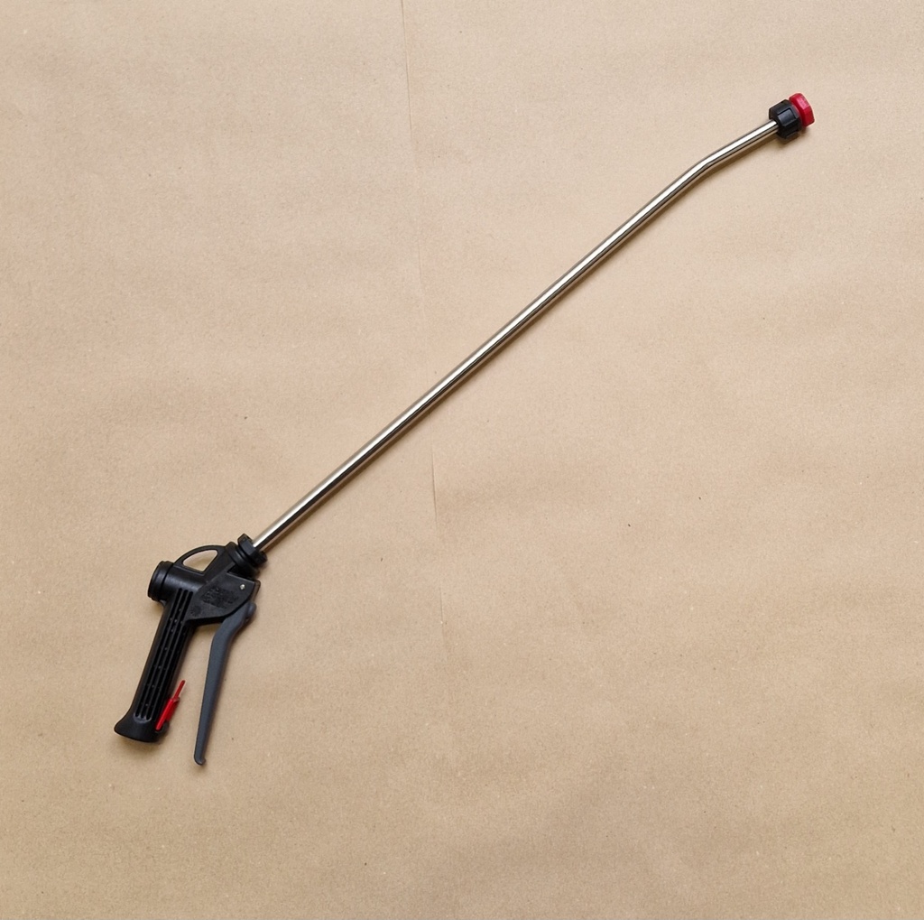 Pistolet G1/2"F avec lance (600 mm, inox) - excl gicleur