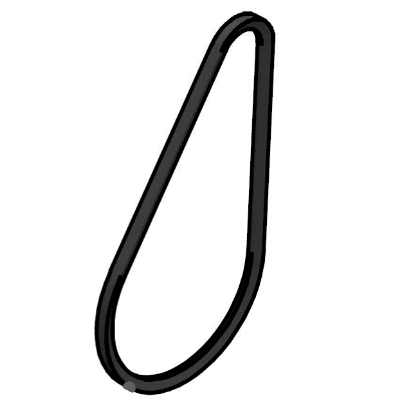 [MTM39.1900] V-riem voor aandrijving borstel Matty - Model 2020 - XPZ 0710