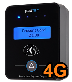 [WPPayter-BE-4G] Payter P66 The Plane Black - 4G (Doekjesautomaat België)