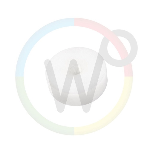[WP432303] Holz witte aanslagdop voor DW gewichtsindicatie H=15 mm - Rechts