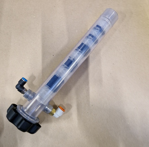 [WP431656] Tube transparante pour mousseur oreille d'éléphant (filtres incl.)