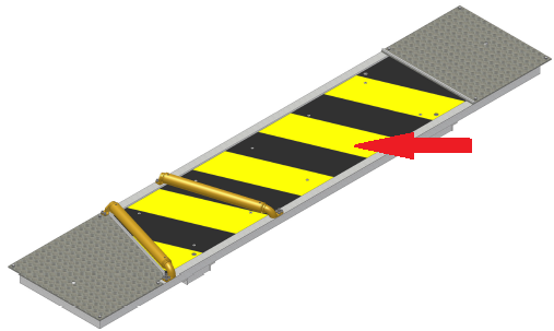 [Wp13909 HOL604-0020] Plaque supérieure d'alignement (jaune / noir)