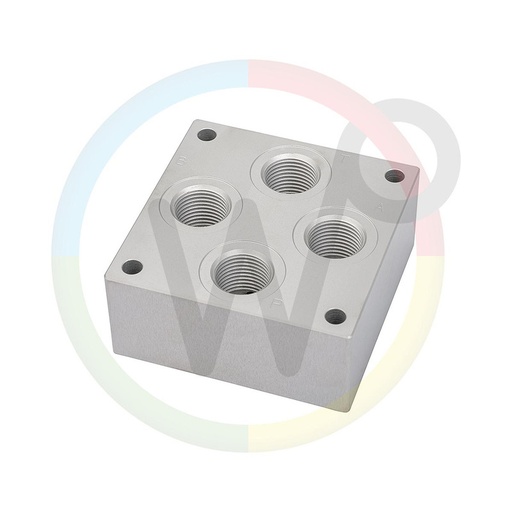 [WP432378] Aluminium verdeelblok voor vickers ventiel