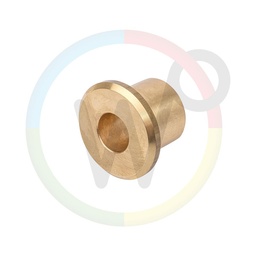 [Wp12704 HOL609-0013] Holz Messing bus voor zwenkarm spatbordwasser  