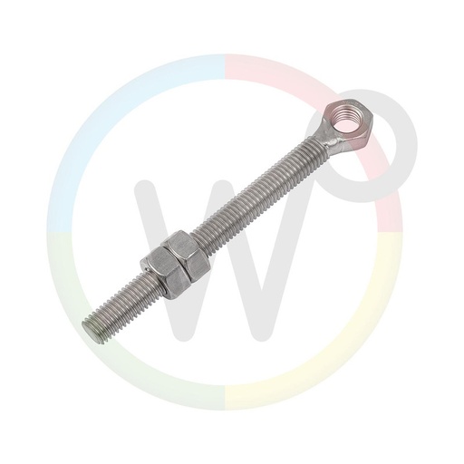 [Wp12733 HOL609-0016] Vis de serrage pour le ressort M12x110 heckwasser / sèche-linge, pour exécuter
