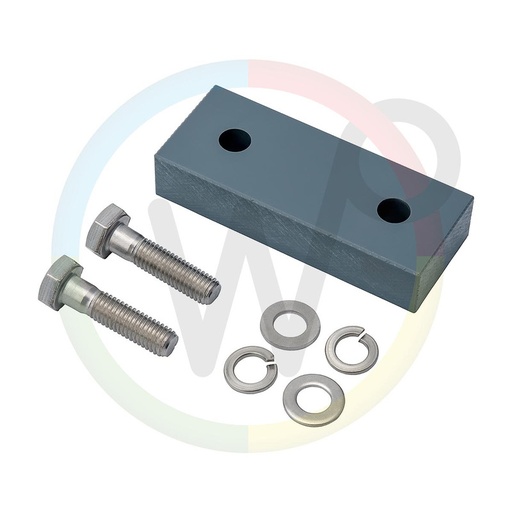 [Wp14515 HOL611-0037] Holz bloc d'arrêt gris à moteur d'entraînement PE-196